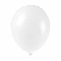 Balóny pastelové Biele 50ks